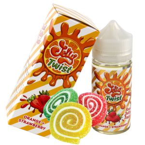 Жидкость Jelly Twist - Orange Strawberry  100мл | Купить с доставкой 